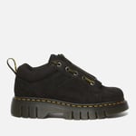 Dr. Martens Women's Woodward Lo Zip Nubuck 6-Eye Shoes - UK 7