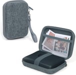 EVA Dur Cas Voyage Housse Compatible avec Fuji Instax Mini Link/Link 2/Square Link Imprimante pour Smartphone - Vert Gris