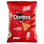 Doritos Chilli Heatwave Tortilla Chips Multipack Crisps 5x30g