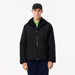 Lacoste Veste à capuche légère imperméable Taille 60 - XL/XXL Noir