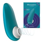 Womanizer Starlet 3 Clitoral Sucking Toy - Clit Stimulator with 6 Suction Speeds - Waterproof Sucker Vibrator - Rechargeable Vibrating Adult Sex Toys for Women and Couples - Turquoise