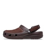 Crocs Men's Yukon Vista II LiteRide Clog, Espresso/Mushroom, 8 UK