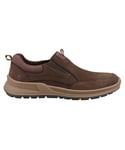 Hush Puppies Mens Arthur Slip-on Shoes (Brown) - Size UK 10