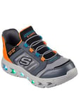 Skechers Hypno-flash 2.0 Odelux Lighted Slip Ins Trainer, Grey, Size 12.5 Younger