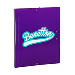 Benetton- Classeur Carton Folio 12 Compartiments, 511551069, Unica