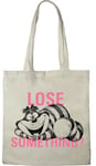 Disney TOTE BAG CHESHIRE CAT», REFERENCE : BWDALWOBB003, ECRU, 38 X 40 CM