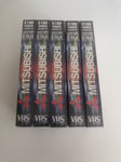 Mitsibushi Super High Quality ENX Grade E180 VHS Video Cassette Tapes ( QTY 5 )