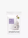 simplehuman Bin Liners, Size R, Pack of 20