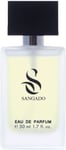 SANGADO The Man in Black Perfume for Men, 8-10 hours long-Lasting, Luxury Spicy,