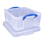 Really Useful Products Really Useful Plastic Storage Box 18 Litre Clear (18CCB)