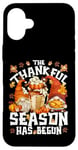 iPhone 16 Plus Thankful Fall Gnomes For Autumn And Pumpkin Spice Lover Case