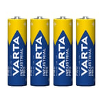 4 Varta Industrial Pro AA Batteries Alkaline LR6 4006 EXP 2032 Bulk New