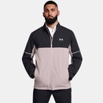 Veste de pluie Under Armour Drive pour homme Noir / Tetra Gris / Metallique Argent XXL