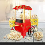 Hofuton Machine à Popcorn Sans Huile 1200W Rouge