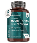 Vitamins & Minerals - 400 Tablets - Vitamin A, B Complex, C, D, E - Iron Calcium