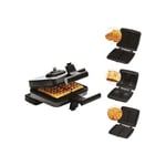 Gaufrier + croque + gaufrettes - FRIFRI - FRI022824512BLP - 1200W - Cool Touch