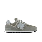 New Balance Boys 574 Sneaker, Grey, 5.5 UK