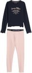 Tommy Hilfiger Girl Ls Pj Legging Set UG0UG00763 Blue (Soft Rose/Desert Sky) 4-5 Years