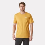 Helly Hansen Herr Nord Bomulls T-shirt Med Tryck Beige L