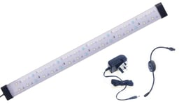 Interpet Eco-Max Lumière LED vive pour croissance des plantes, mode jour et nuit, LED bleues et blanches, 60 cm, pour aquariums jusqu'à 90 cm