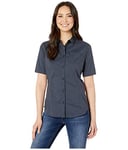 Fjallraven High Coast Stretch Shirt SS W Tricot Femme, Bleu Marine, XS