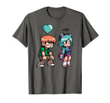 Scott Pilgrim Vs. The World Scott Hearts Ramona T-Shirt