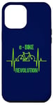 iPhone 12 Pro Max eBike Revolution Bicycle Electric Heartbeat Funny EKG Pulse Case