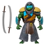 Masters of the Universe Origins Turtles of Grayskull Stealth Ninja Leonardo Posable Action Figure Toy, Teenage Mutant Ninja & MOTU Crossover, HTH17