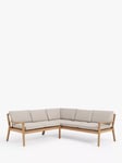 John Lewis Mona 4-Seater Corner Garden Sofa, FSC-Certified (Acacia Wood), Natural