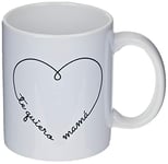 Mopec Mug en céramique Te Quiero Mamá Coeur dans une boîte cadeau Blanc Taille unique