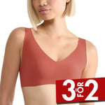 Sloggi BH ZERO Feel 2 0 Bralette Rostorange Medium Dam