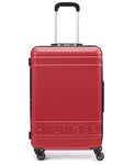 Tommy Hilfiger Lexington Upight Hard Suitcase, Red, 25", Lexington Upight Hard Suitcase