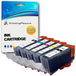 5 Cartouches d'encre compatibles pour Canon Pixma MG5750 MG5751 MG6850 MG6851 MG7750 TS5050 TS6050 MG5752 MG5753 MG6852 MG6853 TS6051 - PGI-570PGBK xL CLI-571BK xL CLI-571C xL CLI-571M xL CLI-571Y xL