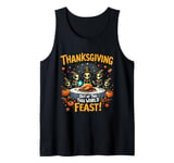 Thanksgiving Turkey Alien UFO UAP Out of This World Feast Tank Top