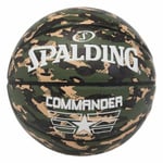 Ballon de basket Spalding Commander Camo Vert Olive 7 Synthétique [Taille 7]