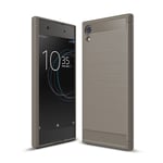 Sony Xperia XA1 moderni suojakuori - Harmaa Hopea/Harmaa