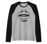 Rainbow Zippy Unzipped Raglan Baseball Tee