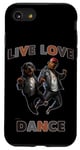 Coque pour iPhone SE (2020) / 7 / 8 Live Love Dance Rottweiler Style Hip Hop