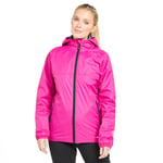 Peter Storm WoMens Cyclone Lightweight Waterproof Jacket with Fitted Hood, Hiking Raincoat - Pink - Size 14 UK