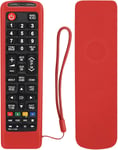 etui De Protection En Silicone Pour Samsung Telecommande, Aa59-00741A Aa59-00786A Bn59-01315B, Housse Coque Pour Samsung Telecommande, Antiderapage, Antisismique, Lavable(Rouge)