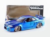 JADA TOYS 1/24 - NISSAN SKYLINE GTR (R34) - FAST AND FURIOUS 97173BL