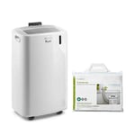 Pack DELONGHI Climatiseur Mobile Monobloc Déshumidificateur 28m2 + NEDIS Joint de Fenêtre