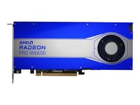 AMD Radeon Pro W6600 - Carte graphique - Radeon Pro W660 - 8 Go GDDR6 - 4 x DisplayPort - pour Workstation Z2 G8, Z4 G5, Z6 G5, Z8 G5