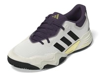 adidas Homme Solematch Control 2 Tennis Shoes Chaussures, Core White Core Black Aurora Plum, 49 1/3 EU