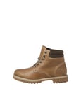 JACK & JONES Homme Jfwstanton Bottes en Cuir Bottines à Lacets, Marron, 44 EU