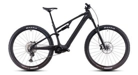 Vtt electrique tout suspendu cube ams hybrid one44 c 68x race 400x shimano deore xt 12v 400 wh 29   noir blackline 2025