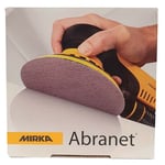 Disques abrasifs Mirka Abranet ∅150 mm X50 Épaisseur du grain: p 80 (Moyen: Dégrossissage)