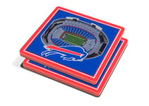 YouTheFan NFL Buffalo Bills 3D StadiumView Dessous de verre – New Era Field