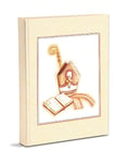 Confirmation Photo Album 23 x 30 cm 60 White Pages in Thick and Durable Cardboard Intervaled with Pergamin, White and Beige