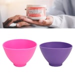 Dental Mixing Bowl Reusable Flexible Plaster Dental Mixing Bowl For Lab Pink LSO